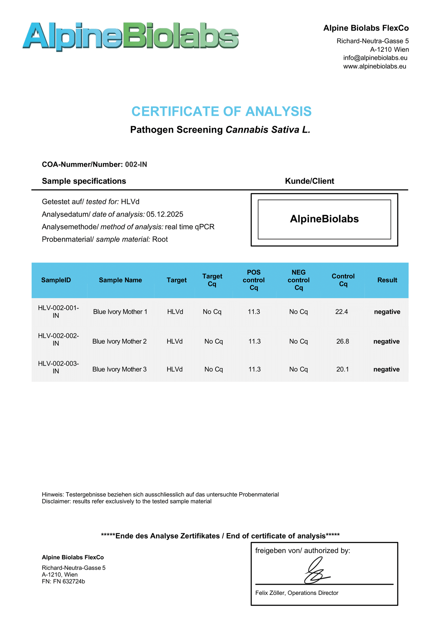 Umami Seed Co - Blue Ivory (Available from Dec 2nd - 18:30 CET)